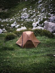 Night Cat ZP-U1 1 Kişilik 4 Mevsim Alüminyum Ultralight Çadır - Haki - 39