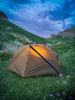 Night Cat ZP-U1 1 Kişilik 4 Mevsim Alüminyum Ultralight Çadır - Haki - 40