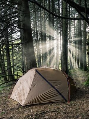 Night Cat ZP-U1 1 Kişilik 4 Mevsim Alüminyum Ultralight Çadır - Haki - 46