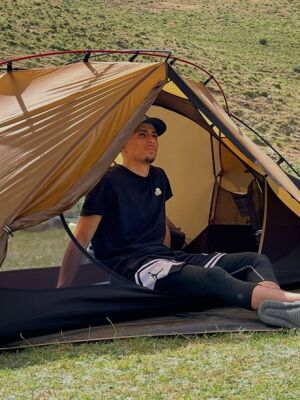 Night Cat ZP-U1 1 Kişilik 4 Mevsim Alüminyum Ultralight Çadır - Haki - 53