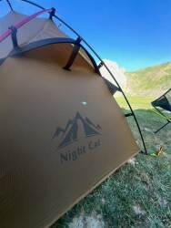 Night Cat ZP-U1 1 Kişilik 4 Mevsim Alüminyum Ultralight Çadır - Haki - 54
