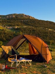 Night Cat ZP-U1 1 Kişilik 4 Mevsim Alüminyum Ultralight Çadır - Haki - 57