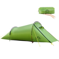 Night Cat ZP-U2 1 Kişilik 4 Mevsim Alüminyum Ultralight Çadır - Yeşil - Night Cat