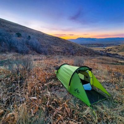 Night Cat ZP-U2 1 Kişilik 4 Mevsim Alüminyum Ultralight Çadır - Yeşil - 2