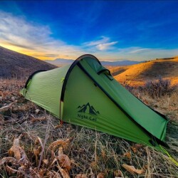 Night Cat ZP-U2 1 Kişilik 4 Mevsim Alüminyum Ultralight Çadır - Yeşil - 8