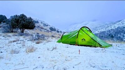 Night Cat ZP-U2 1 Kişilik 4 Mevsim Alüminyum Ultralight Çadır - Yeşil - 15