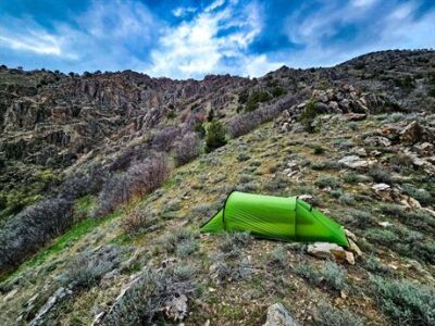 Night Cat ZP-U2 1 Kişilik 4 Mevsim Alüminyum Ultralight Çadır - Yeşil - 17