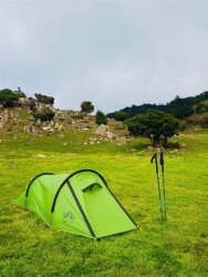 Night Cat ZP-U2 1 Kişilik 4 Mevsim Alüminyum Ultralight Çadır - Yeşil - 21