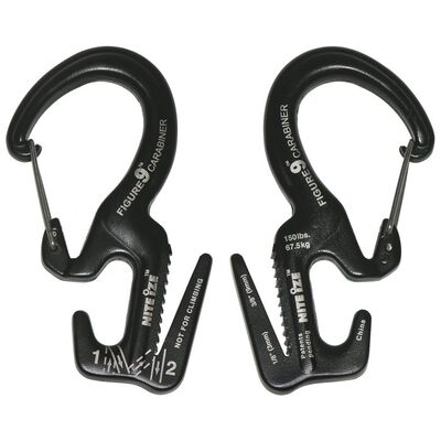 Nite- Ize Figure 9 Carabiner Small Black Karabina - 1