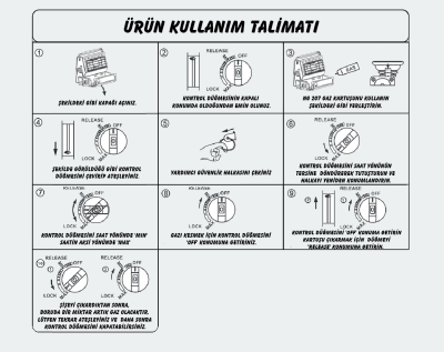 Nurgaz Kartuşlu Portatif Kamp Soba