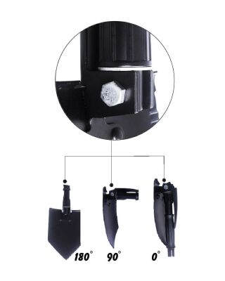 Nurgaz Mini Katlanır Kürek - 4