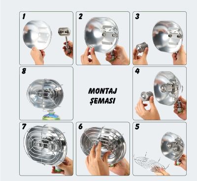 Nurgaz Turbo Jet Soba Kartuşlu - 3
