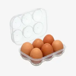 Nurgaz Yumurta Saklama Kabı 6'lı Şeffaf - 1