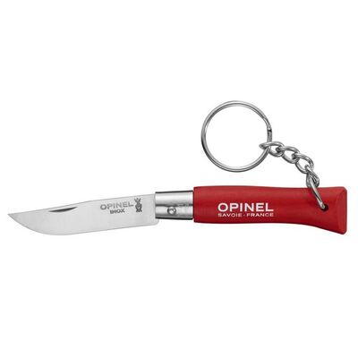 Opinel Anahtarlık Çakı Inox No:4 Kırmızı - 2