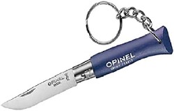 OPINEL - Opinel Anahtarlık Çakı Inox No:4 Koyu Mavi