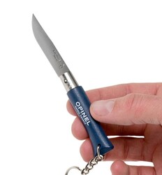 Opinel Anahtarlık Çakı Inox No:4 Koyu Mavi - 3