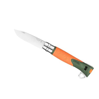 Opinel Explore No:12 Kene Çıkarıcılı Katlanır Bıçak Turuncu - 4