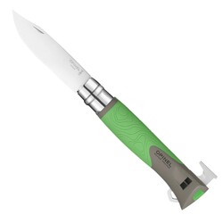 Opinel Explore No:12 Kene Çıkarıcılı Katlanır Bıçak Yeşil - Thumbnail