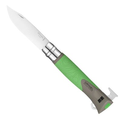 Opinel Explore No:12 Kene Çıkarıcılı Katlanır Bıçak Yeşil - 1
