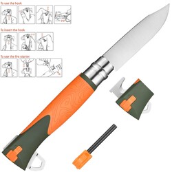 Opinel Explore No:12 Outdoor Bıçak Turuncu - 2