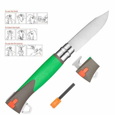 Opinel Explore No:12 Outdoor Bıçak Yeşil - 2