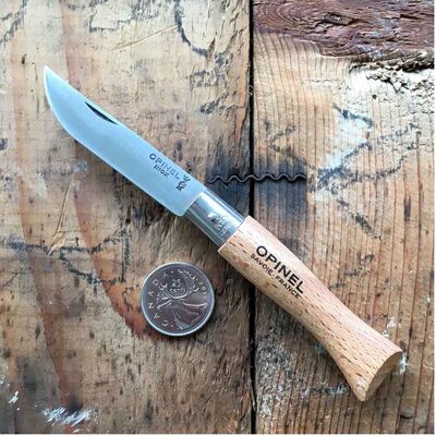 Opinel Inox Çakı Kayın Saplı No:5 (001072)