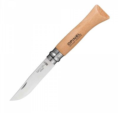 Opinel Inox Çakı Kayın Saplı No:6 (123060) - 4