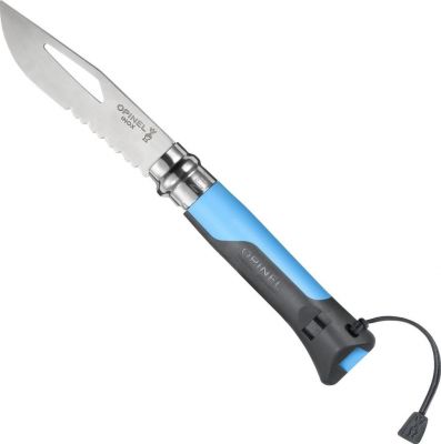 Opinel İnox Outdoor Caki Mavi No:8 - 1