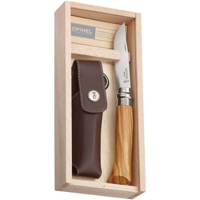 Opinel Inox Zeytin Ahsap Kutulu Kılıflı No:8 (001004) - 1