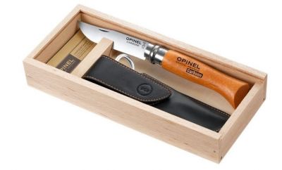 Opinel Karbon Ahsap Kutulu Kılıflı No:8 (000815) - 1
