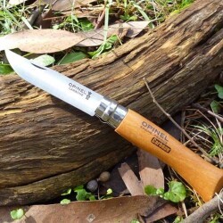 Opinel Karbon Çakı Gerçek Deri Kılıflı No:7 - 5