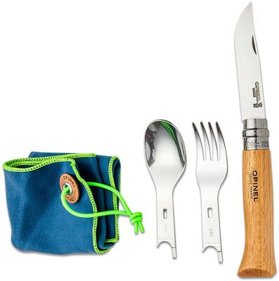 Opinel Nomad Plus Piknik Seti + No 8 Çakı - 1
