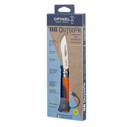 Opinel Outdoor Düdüklü Inox Çakı Turuncu No:8 - Thumbnail