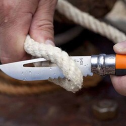 Opinel Outdoor Düdüklü Inox Çakı Turuncu No:8 - Thumbnail