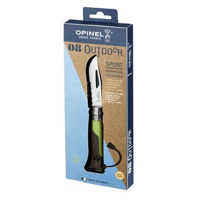 Opinel Outdoor Düdüklü Inox Çakı Sarı No:8 - 3