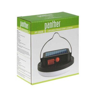 Panther PT-2028 Şarjlı Solar Kamp Lambası