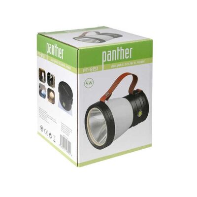 Panther PT-8151 USB Şarjlı Solar El Feneri
