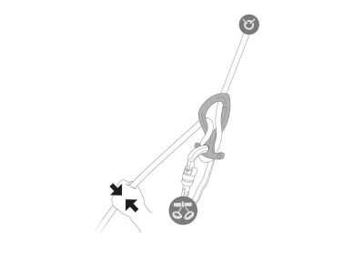 Petzl Pirana Club Sekizli İniş Aleti Siyah - 5