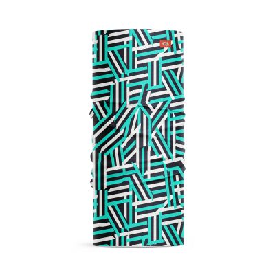 Pirate & Parrot Color30 Geometrik Desenli Boyunluk Bandana - 1