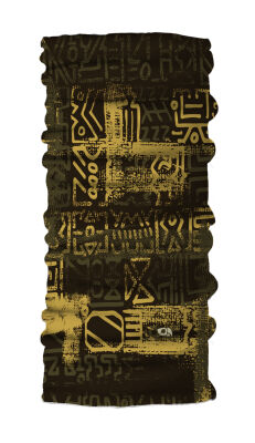 Pirate & Parrot Nova Siyah Desenli Boyunluk Bandana - 1
