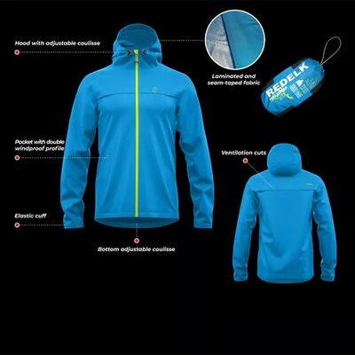 Redelk Agua Unisex Yağmur Ceketi Acid Green - 3