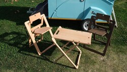 Semender Ahşap Katlanabilir Boy Ayarlı Outdoor Kamp Masası - 7