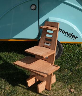 Semender Ahşap Katlanabilir Demonte Desk - 5