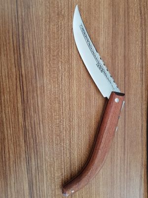 Serik Çakısı Abanoz Saplı Deri Kılıflı - 4