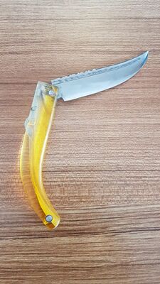 Serik Çakisi Durmuş Usta Abs Sap Sarı - 1