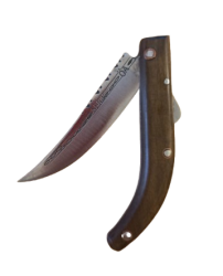 Serik Çakısı Ömer Usta Ahşap Saplı Küçük Çakı 1E - 3