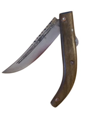 Serik Çakısı Ömer Usta Ahşap Saplı Orta Çakı 2C - 3