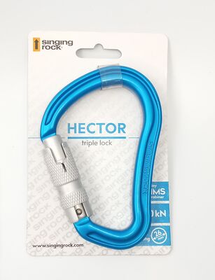 Singing Rock Hector Triple Lock Otomatik Kilitli HMS Karabina Mavi - 1