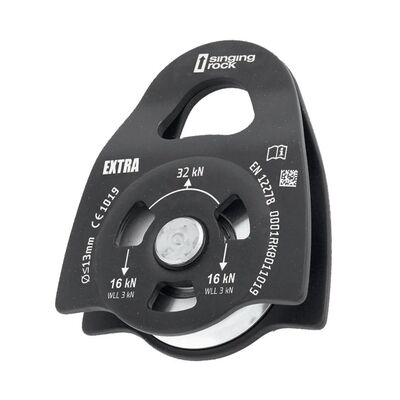 Singing Rock Pulley Extra Roll Makara Siyah