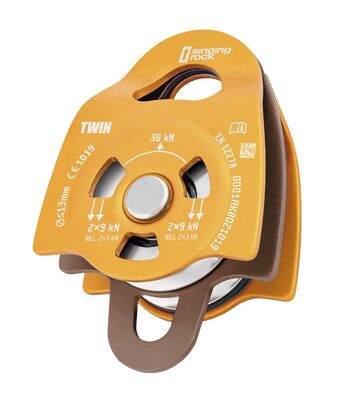 Singing Rock Pulley Twin Roll Makara Turuncu - 1